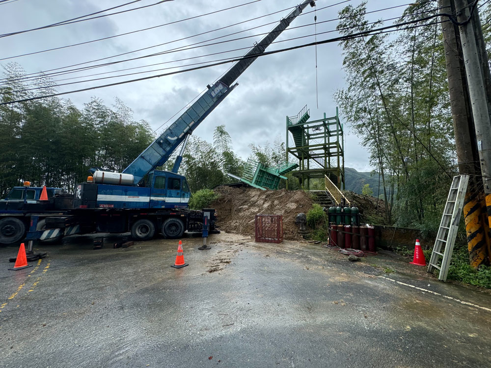 南投工地大型結構物吊運工程